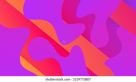Fondo Líquido. Tapa mínima. Página de moda. Entorno empresarial. Textura moderna. Página de aterrizaje plano. Frío Diseño Futurista. Diseño Violeta Móvil. Fondo líquido magenta