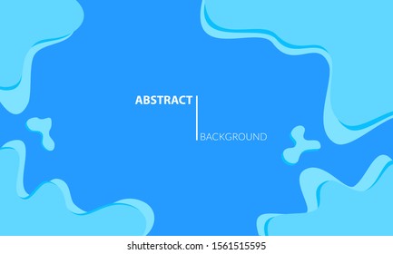 liquid background modern with blue shape and web background, landing page