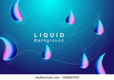 liquid background modern style eps 10