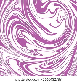 Flüssiger Hintergrund mit rosafarbenem Farbverlauf. Swirling Lavendel und weiß marmorierten Textur Hintergrund für kreative Design-Projekte. abstrakter flüssiger Marmor-Hintergrund