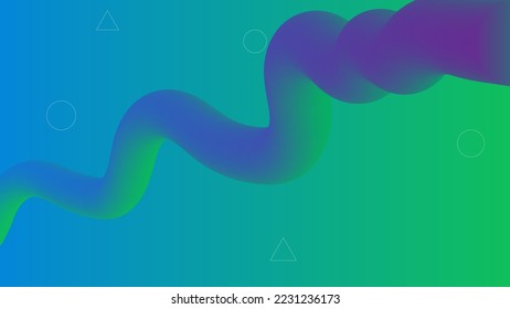 Presentación de fondo líquido Colorido moderno