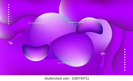 Liquid background with purple color. vector illustration