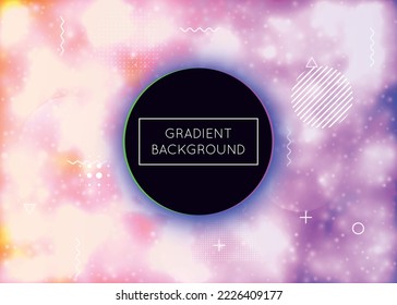 Liquid Background. Science Flyer. Minimal Presentation. Hologram Pattern. Violet Tech Fluid. Round Poster. Summer Dots. Light Iridescent Template. Blue Liquid Background