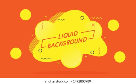 Liquid Background for social media use template.