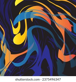 Arrière-plan liquide à l'aide d'un illustrateur d'adobe.