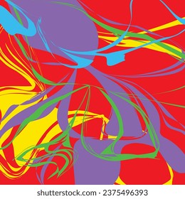 Arrière-plan liquide à l'aide d'un illustrateur d'adobe.