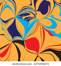 Arrière-plan liquide à l'aide d'un illustrateur d'adobe.