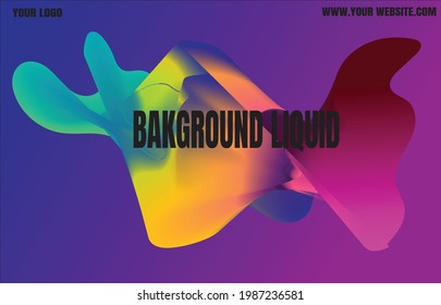 LIQUID BANNER ABSTRACT FOR WEB DESIGN. THE LATEST TREND BANNER DESIGN ABSTRACT