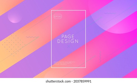Liquid Banner. Creative Composition. Art Gradient Layout. Blue Graphic Cover. Neon Shapes. Trendy Paper. Wavy Landing Page. Rainbow Poster. Violet Liquid Banner