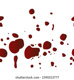 Liquid Blood seamless pattern.Vector illustration.
