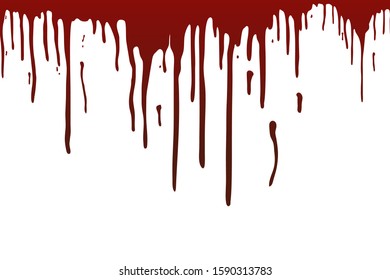 Liquid Blood seamless pattern.Vector illustration.