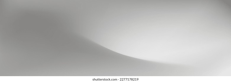 Textura borrosa de la curva gris turbia suave y borrosa líquida. Fondo de degradado de agua del cielo blanco de metal ondulado. Malla gradiente de flujo de smog Pastel Monochrom. Papel tapiz de color gris plateado de luz fluida del tiempo en la nube.