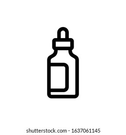 Liquid bottle icon vector illustration
