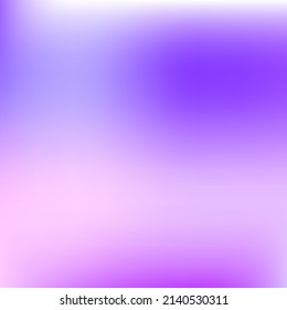 Liquid Bright Color Blurred Texture. Multicolor Cold Purple Pink Gradient Backdrop. Dark Light Smooth Vibrant Barbie Blurry Background. Watercolor Trendy Pastel Violet Lavender Gradient Mesh.