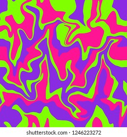 Liquid bright trendy seamless pattern. Vector illustration