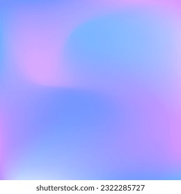 Liquid Calm Wavy Blurred Indigo Swirl Gradient Mesh. Light Cold Sunrise Lavender Fluid Background. Color Pastel Curve Blue Violet Gradient Backdrop. Pink Sunset Water Sky Dynamic Design Pic.