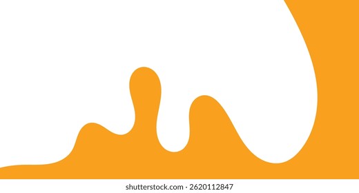 Respingo De Caramelo Líquido. Abacaxi Laranja Suco Splash. Mango Suco Splash. Ilustração de vetor líquido estilo desenho animado.