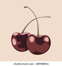 Liquid Cherry vector image