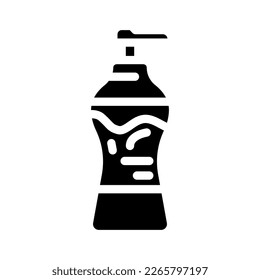 liquid chocolate candy food glyph icon vector. liquid chocolate candy food sign. isolated symbol illustration