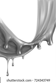 liquid chocolate, caramel or cocoa illustration  texture vector