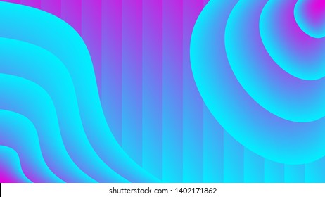 Liquid color abstract 16:9 size background. Fluid vector gradient design for banners, pages, wallpapers.
