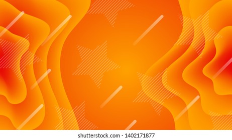 Liquid color abstract 16:9 size background. Fluid vector gradient design for banners, pages, wallpapers.