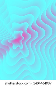 Liquid color abstract a4 size template. Fluid vector gradient design for flyers, posters, placards.