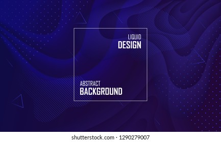 Liquid color abstract background design. Fluid vector gradient design for banner, post