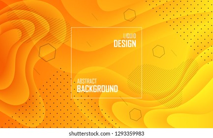 Diseño de fondo abstracto en color líquido. Diseño de gradiente vectorial fluido para banner, post