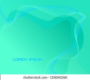 Liquid color abstract background design. Liquid vector gradient design for banner, post.  