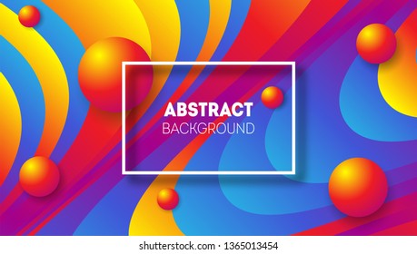 Liquid color abstract background design. Fluid gradient shapes composition for banner, wallpaper, presentation, header, card, poster, invitation