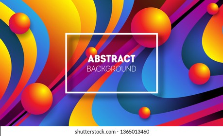 Liquid color abstract background design. Fluid gradient shapes composition for banner, wallpaper, presentation, header, card, poster, invitation