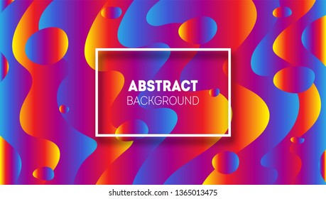 Liquid color abstract background design. Fluid gradient shapes composition for banner, wallpaper, presentation, header, card, poster, invitation