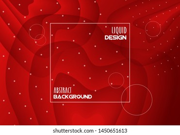 Liquid color abstract background design. Fluid vector gradient design for banner, post