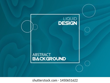 Liquid color abstract background design. Fluid vector gradient design for banner, post