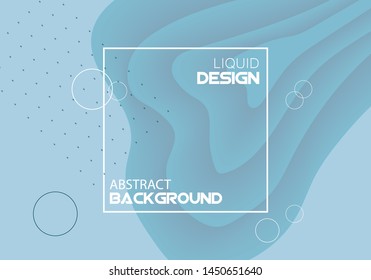 Liquid color abstract background design. Fluid vector gradient design for banner, post