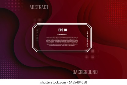 Liquid color abstract background design with dynamic style. Fluid shapes composition. Futuristic design banner. Trendy gradient wavy shapes.