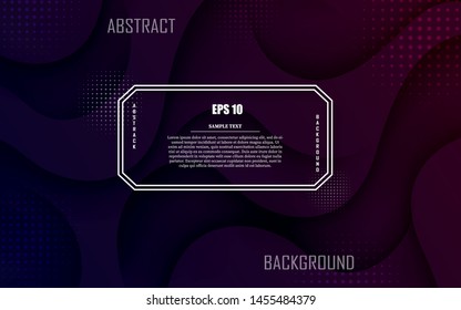 Liquid color abstract background design with dynamic style. Fluid shapes composition. Futuristic design banner. Trendy gradient wavy shapes.