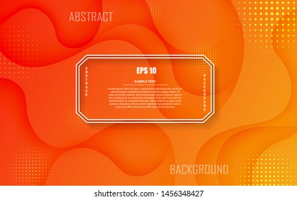 Liquid color abstract background design with dynamic style. Fluid shapes composition. Futuristic design banner. Trendy gradient wavy shapes.