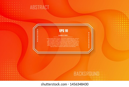 Liquid color abstract background design with dynamic style. Fluid shapes composition. Futuristic design banner. Trendy gradient wavy shapes.