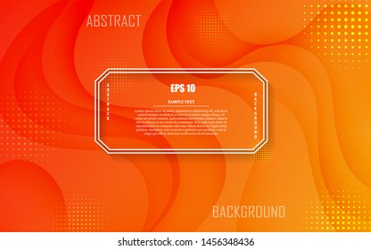 Liquid color abstract background design with dynamic style. Fluid shapes composition. Futuristic design banner. Trendy gradient wavy shapes.