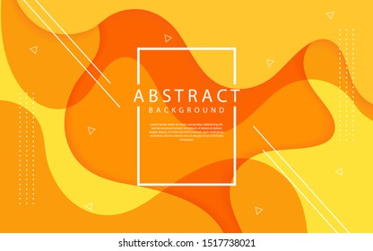 Liquid color abstract background design with dynamic style. Fluid shapes composition. Futuristic design banner. Trendy gradient wavy shapes.