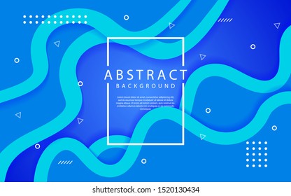 Liquid color abstract background design with dynamic style. Fluid shapes composition. Futuristic design banner. Trendy gradient wavy shapes.
