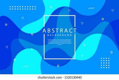Liquid color abstract background design with dynamic style. Fluid shapes composition. Futuristic design banner. Trendy gradient wavy shapes.