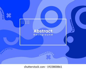 Liquid color abstract background design. Fluid vector blue minimalist design for banners, posts, web posters, social media