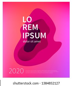 Liquid color abstract Background. Red, pink and violet waves. Fluid stail design illustration. Fluid elements.vector EPS 10