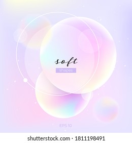 Liquid color abstract geometric shapes. Fluid gradient elements for minimal banner, logo, social post. Futuristic trendy dynamic elements. Abstract background. Eps10 vector.