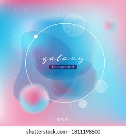 Liquid color abstract geometric shapes. Fluid gradient elements for minimal banner, logo, social post. Futuristic trendy dynamic elements. Abstract background. Eps10 vector.