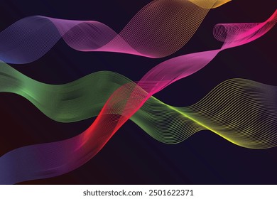 Liquid Color Background With Blend Tool