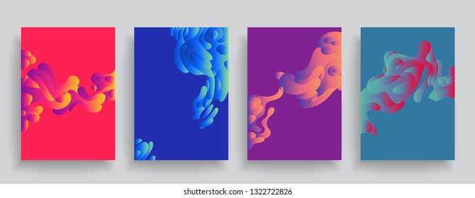 Liquid color background design